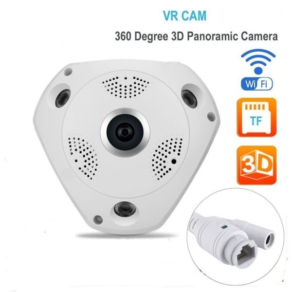 VR CAM Caméra surveillance 3MP - Ampoule - WIFI - 360 dégrée