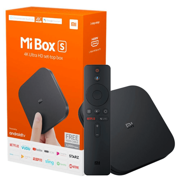 Xiaomi Mi Box S 4K with 4K HDR Android TV Streaming Media Player ...