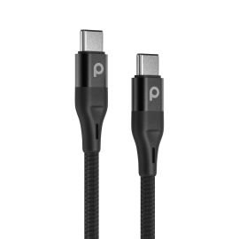 Porodo USB C To USB C Aluminum Braided Cable 4ft