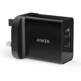 Anker 24W 2 Port USB Charging Adapter A2021K11