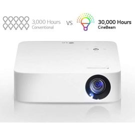 LG Electronics PH30N Portable CineBeam Projector with Connectivity Bluetooth sound Built-in Battery and Screen Share