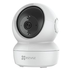 EZVIZ by Hikvision  WiFi Indoor Home Security/Baby Monitor Camera , 2 Way Talk , 360° Pan/Tilt , Night Vision , MicroSD Card Slot Upto 256GB , Works with Alexa & Google , C6N, White