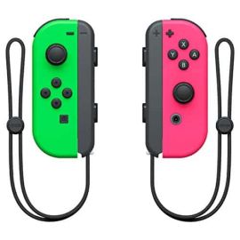 Nintendo Joycon Neon Green Neon Pink Controllers