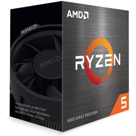 AMD 5000 Series Ryzen 5 5500 Desktop Processor 6 Core 12 Thread 19 MB Cache Up to 3.6 GHz 4.2 GHz AM4 Socket 500 Series Chipset (100-10000457BOX)