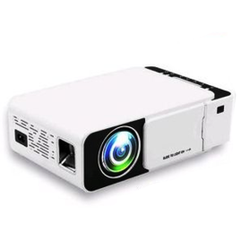 Borrego T5 HD Multimedia Mini Projector With High Resolution Brightness 2600 Lumens