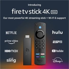 Amazon Fire TV Stick 4K Max streaming device WiFi 6 Alexa Voice Remote
