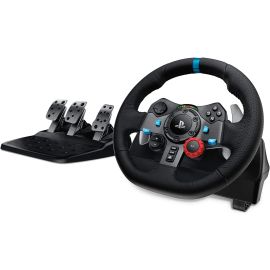 Logitech G Dual Motor Feedback Driving Force G29 Gaming Racing Wheel with Responsive Pedals for PlayStation 5 PlayStation 4 and PlayStation 3