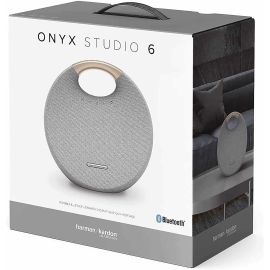 Harman Kardon Portable Bluetooth Speaker Onyx Studio 6 - Gray | ONYXSTUDIO6-GY - Harman Oman