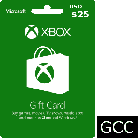Xbox GCC $25 Gift Card