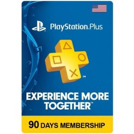 PlayStation Plus 3 Months Membership Card USA