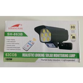 SIHANGARK Realistic Looking Solar Monitoring Lamp 