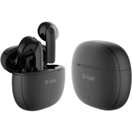 G-tab X6 TWS Earbuds, Noise Cancellation, Black