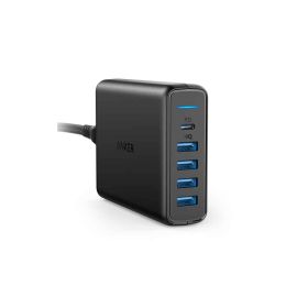 Anker PowerPort PD with 1PD and 4 PIQ 60W 5-Port Desktop Charger A2056K11 | Future IT Oman Offers