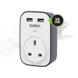 Belkin Surge Plus Surge Protector 12W With USB Charging | Future IT Oman