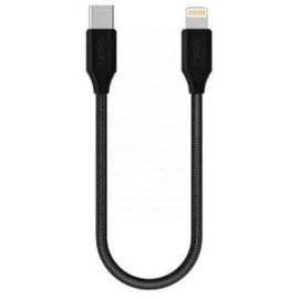 Green Braided Type-C To Lightning Cable 30cm