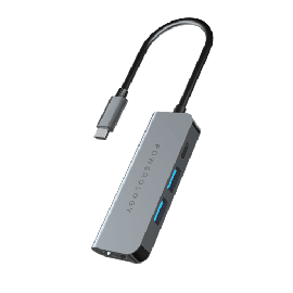 Powerology 4 in 1 USB C Hub With HDMI & USB 3.0