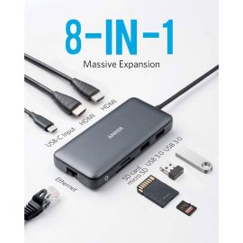 Anker PowerExpand 8-In-1 USB-C PD 10Gbps Data Hub in Oman | Future IT