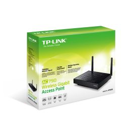 Tp Link AP200 AC750 Wireless Gigabit Access Point 300Mbps+433Mbps Dual Band 2.4 & 5GHz Passive PoE Multiple Operation Modes Flexible Deployment Upgrade your network with our powerful Access point.