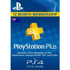 PlayStation Plus 12 Month AUD Gift Card