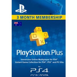 PlayStation Plus 3 Month AUD Gift Card