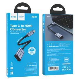 Hoco  HB21 Type C To Hdmi Convertor Adapter