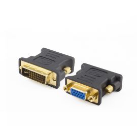 DVI-I 24+5 Male to VGA HD15 Female Adapter Gold Plated