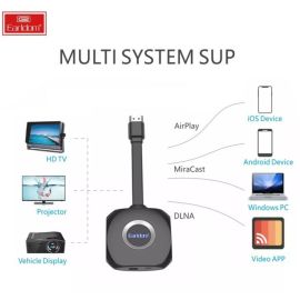  Earldom W6+ 4K Ultra HD Wireless WiFi Display Dongle | Future IT Oman