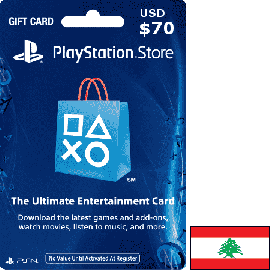 PlayStation Lebanon $ 70 Gift Card