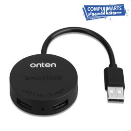 Buy Onten 4 Port HUB Supporting Fast Charge 5208 in Oman | Future IT Oman