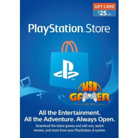 PlayStation USA $25 Gift Card