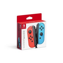 Nintendo Joycon L R Red And Blue Neon Controller Pair