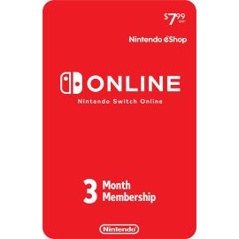 Nintendo 3 Month Gift Card