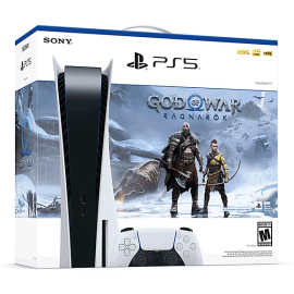 Sony Playstation 5 Console with God Of War Ragnarok Game