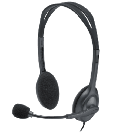 Logitech H111 Wired Stereo Headset - Clear Communication and Sound at Future IT Oman