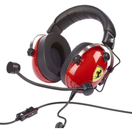 Immerse in Racing with Thrustmaster T Racing Scuderia Ferrari Edition Gaming Headset | Future IT Oman
