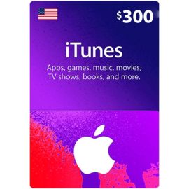 ITunes USA $300 Gift Card