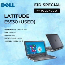Dell Latitude E5530 Intel Core i5 3th Gen 240 GB SSD 15.6 Display Window 10 (USED)
