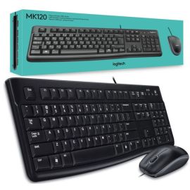 Logitech MK120 Wired USB Combo Keyboard and Mouse 