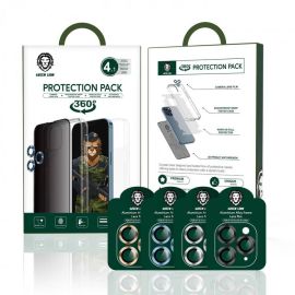 Green Protection Pack 4 IN 1 iPhone 13 Pro Max Black