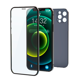 Devia 2 IN 1 Ultra Thin Tempered Glass Protective Case