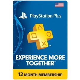 PlayStation Plus 12 Months Membership Card USA