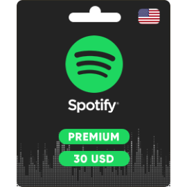 Spotify USD 30 Gift Card