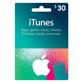 iTunes USA $30 Gift Card