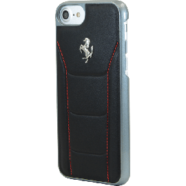 Ferrari Genuine Leather Hard Case Coque Exterieur Cuir iPhone 7