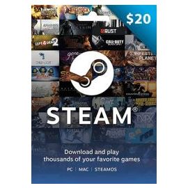 Steam USD 20 Gift Card