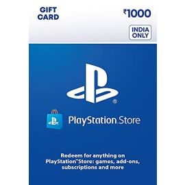 PlayStation PSN India INR 1000 Gift Card
