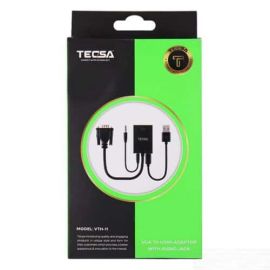Tecsa VTH 11 VGA TO HDMI Cable With Audio