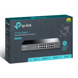 Tp Link TL SG1016D 16 Port Gigabit Desktop Rackmount Switch