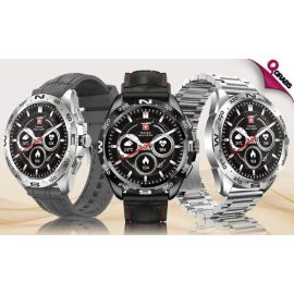 Swiss Military Dom Smart Watch SM-WCH-DOM1-M-SIL | Metal Strap | Future IT Oman Offers in Muscat, Salalah, Nizwa