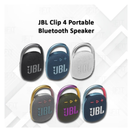 JBL Clip 4 Portable Mini Bluetooth Speaker  Big Audio and Punchy Bass Integrated Carabiner IP67 Waterproof and Dustproof 10 hours of Playtime, Speaker for Home Outdoor and Travel